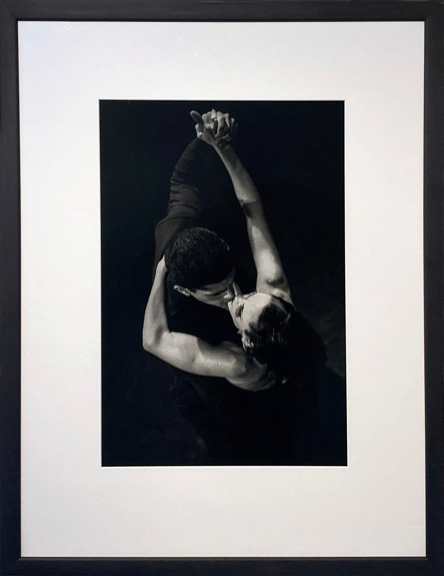 A fleeting touch of the lips on a tango dance floor.

James Sparshatt’s photographs of music and dance capture the emotion and intensity of people lost in the rhythm of the moment.
The work is available as silver gelatin and palladium platinum