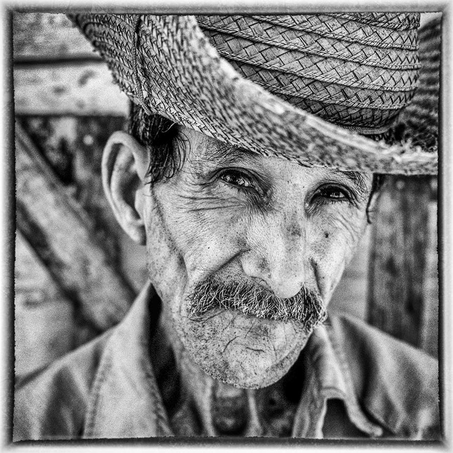 El Campesino by James Sparshatt. 20" x 20" photograph on Brushed Aluminiu