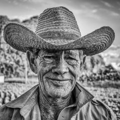 El Finquero by James Sparshatt - Silver Gelatin Print with Wooden Frame, 2004