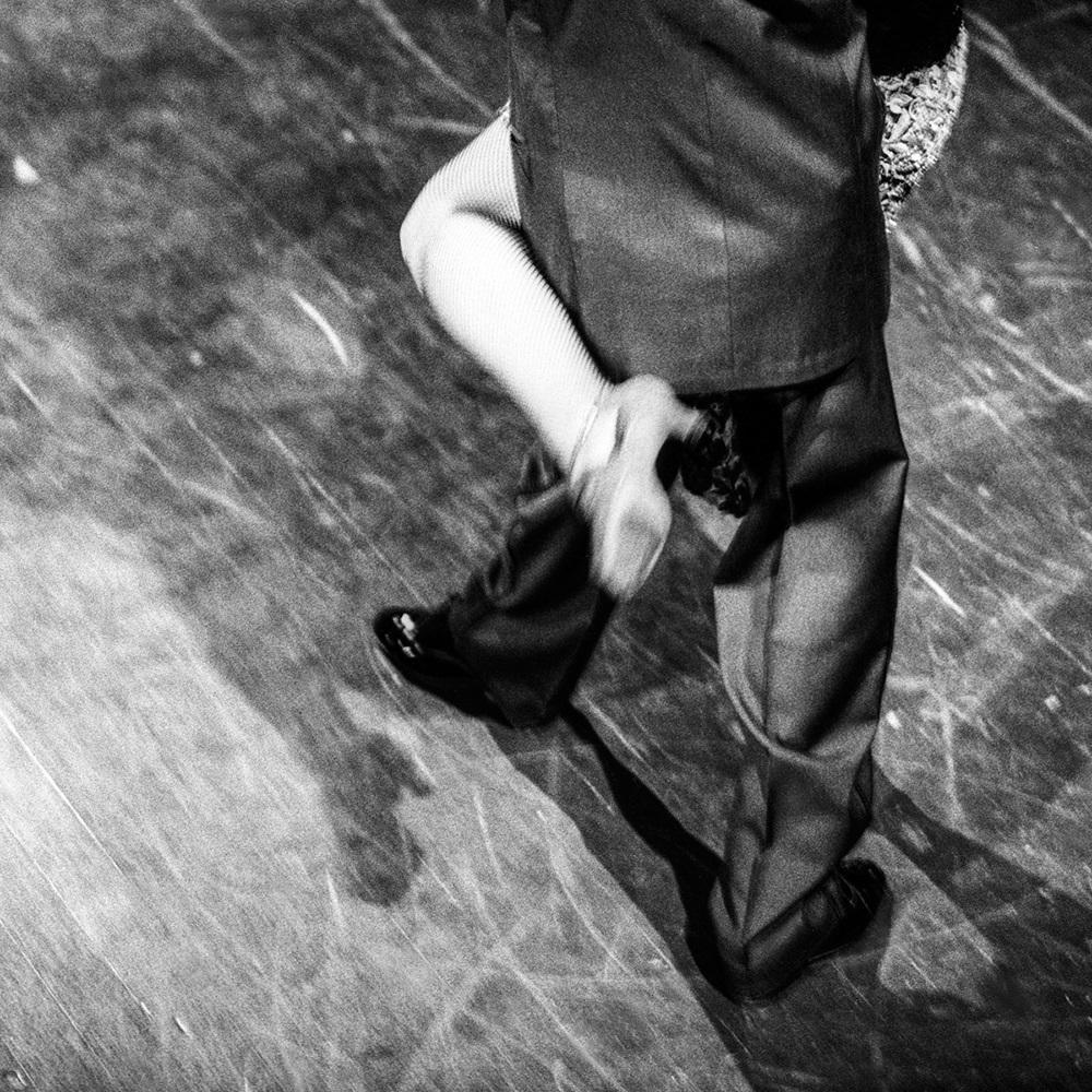 Two dancers entwined with a gancho…  in a milonga tango club in Buenos Aires

James Sparshatt’s photographs of music and dance capture the emotion and intensity of people lost in the rhythm of the moment.

The work is available as silver gelatin and