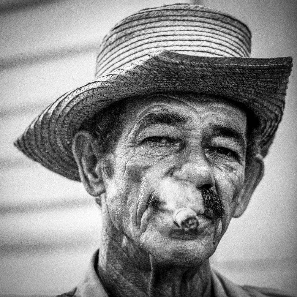 A tobacco farmer from the Viñales valley in Cuba.

In 1959 residents of Cuba were faced with a stark choice: stay on their island home and live as a “revolutionary” or leave. Some believed wholeheartedly in the new beginning, some were willing to be