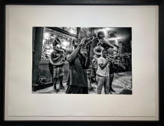 Used Fellaz on Frenchmen by James Sparshatt.  Palladium platinum print of musicians