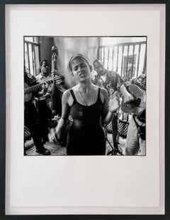 Café Habana de James Sparshat, Fotografía enmarcada en Platino Paladio