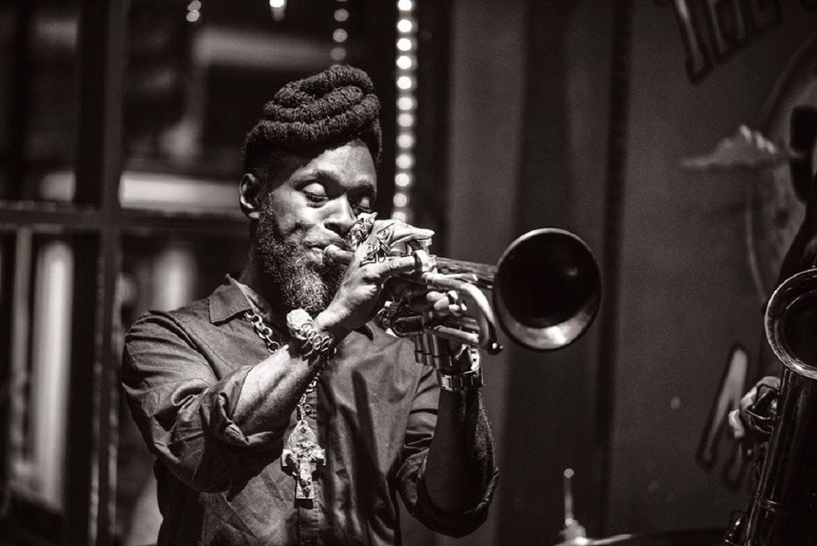 A photograph of Mario locked in a harmonious embrace with his trumpet… a moment of magic in a jazz club in New Orleans.

James Sparshatt’s photographs of music and dance capture the emotion and intensity of people lost in the rhythm of the
