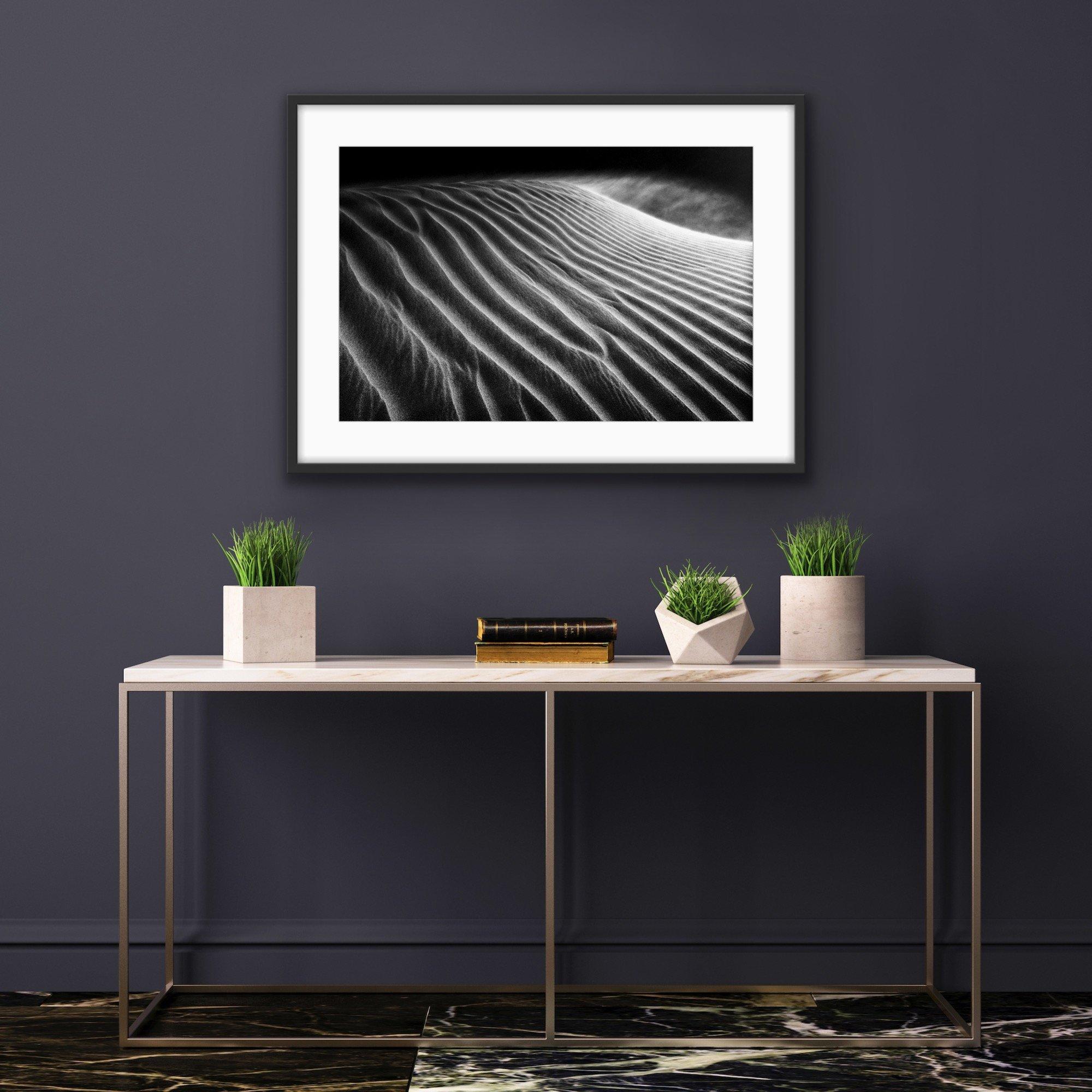 James Sparshatt Sands of The Himalaya, kleiner Archivdruck mit Holzrahmen im Angebot 2