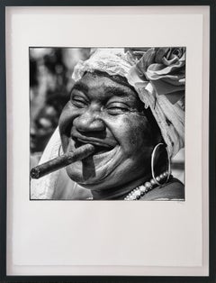 La Dama de la Plaza by James Sparshatt - Palladium Platinum Print - Float Frame