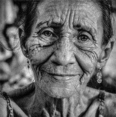 La vieja guajira by James Sparshatt. Portrait photograph. Silver Gelatin Print