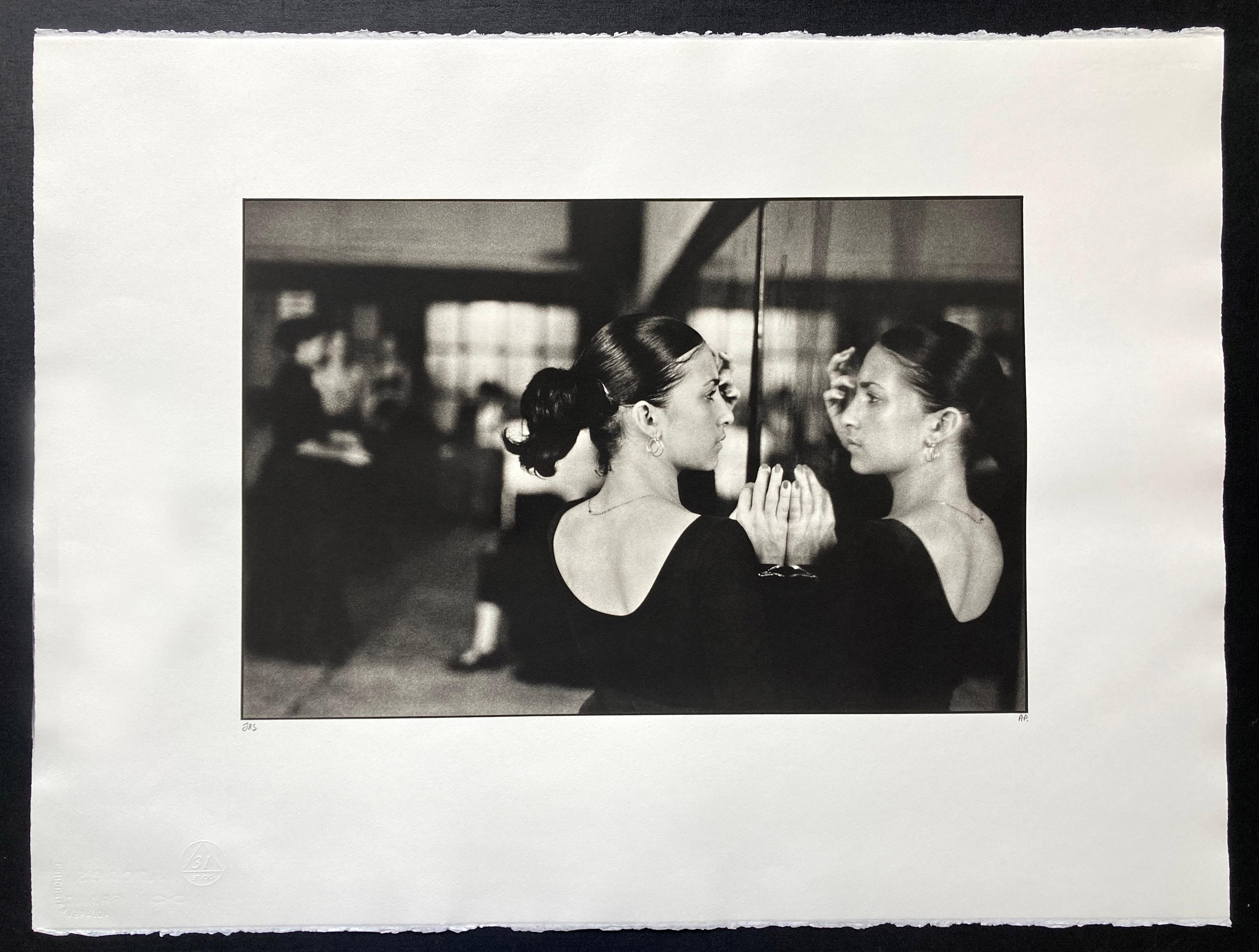 Las reflexiones by James Sparshatt. Photo of dancer in mirror. Platinum Print. For Sale 3