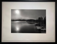 Mists O’er The Loch by James Sparshatt Palladium Platinum Print with Float Frame