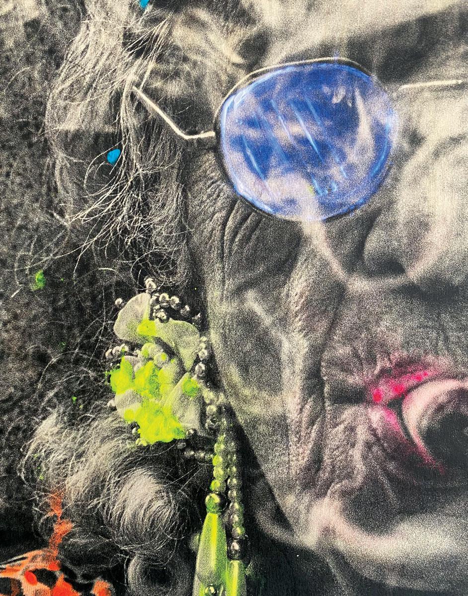 Puro... Alegría  #III.  Neo auf Holz – von Sparshatt Dalzell. (Sonstige Kunststile), Mixed Media Art, von James Sparshatt