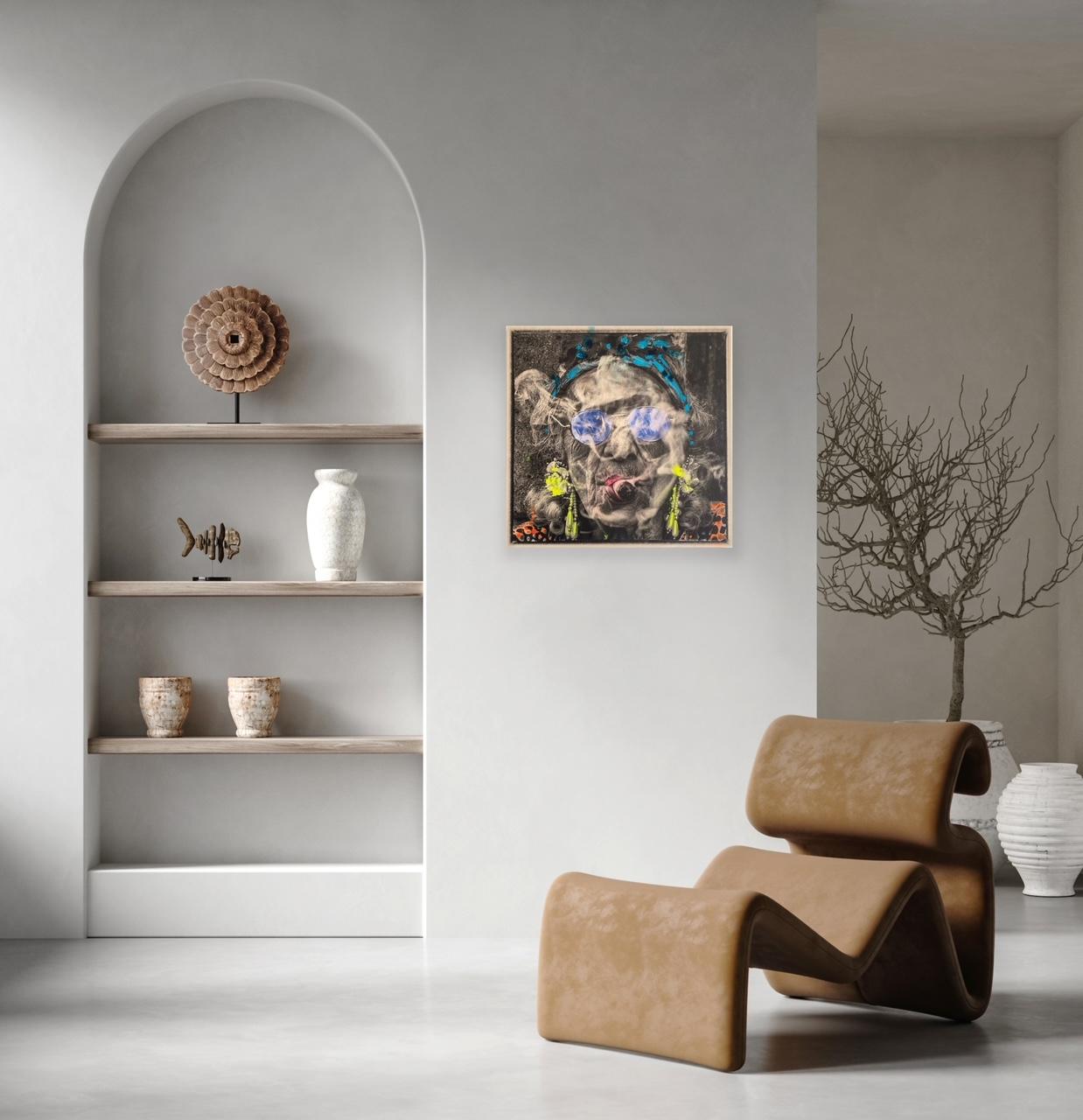 Puro... Alegría  #III.  Neo auf Holz – von Sparshatt Dalzell. im Angebot 3