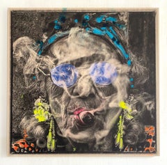 Puro... Alegría  #III -  Neo on wood - by Sparshatt Dalzell.
