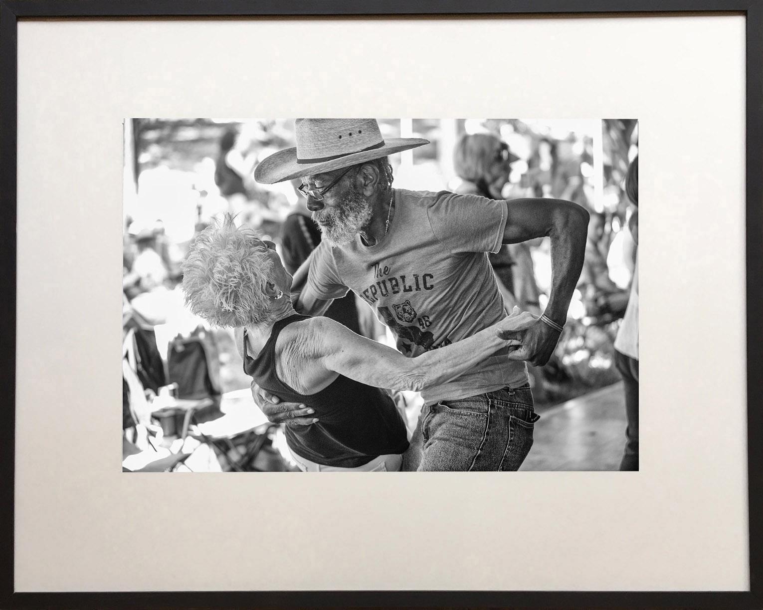 A moment of joy on the dancefloor at the Festival Acadiens et Creoles in 2019 in Lafayette, Louisiana.  A joyous connection!

Lafayette
Louisiana, USA
2019

James Sparshatt‘s black and white portraits are a search for a connection with a world of