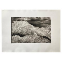 Tsemo Maitreya de James Sparshatt. Monastère bouddhiste au Ladakh. Impression en platine.