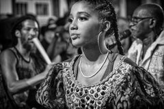 Aspettando la batteria di James Sparshatt. Stampa fotografica alla gelatina d'argento con cornice