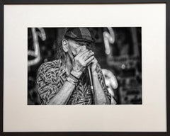 Watermelon Slim at Reds by James Sparshatt. Framed Silver Gelatin Photo Print