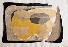 1958 Collage astratto a tecnica mista "#4"
