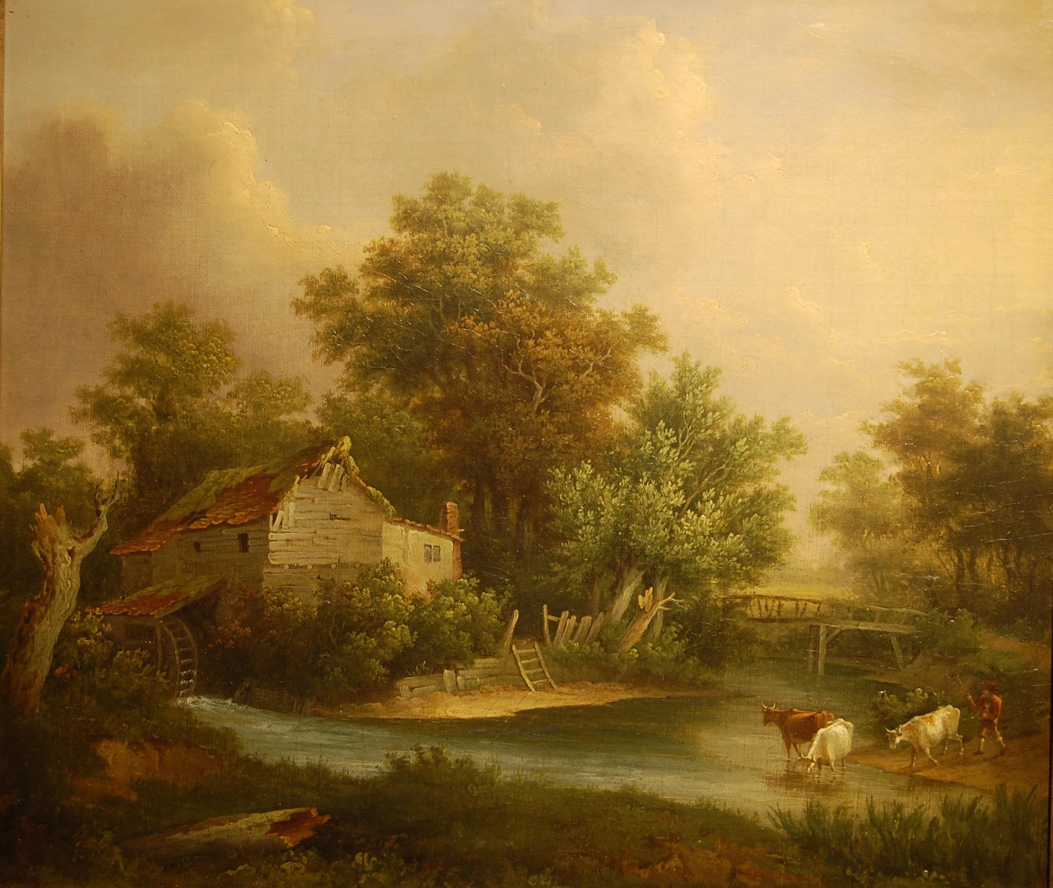 James Stark Landscape Painting - The Old  Mill, Thorpe