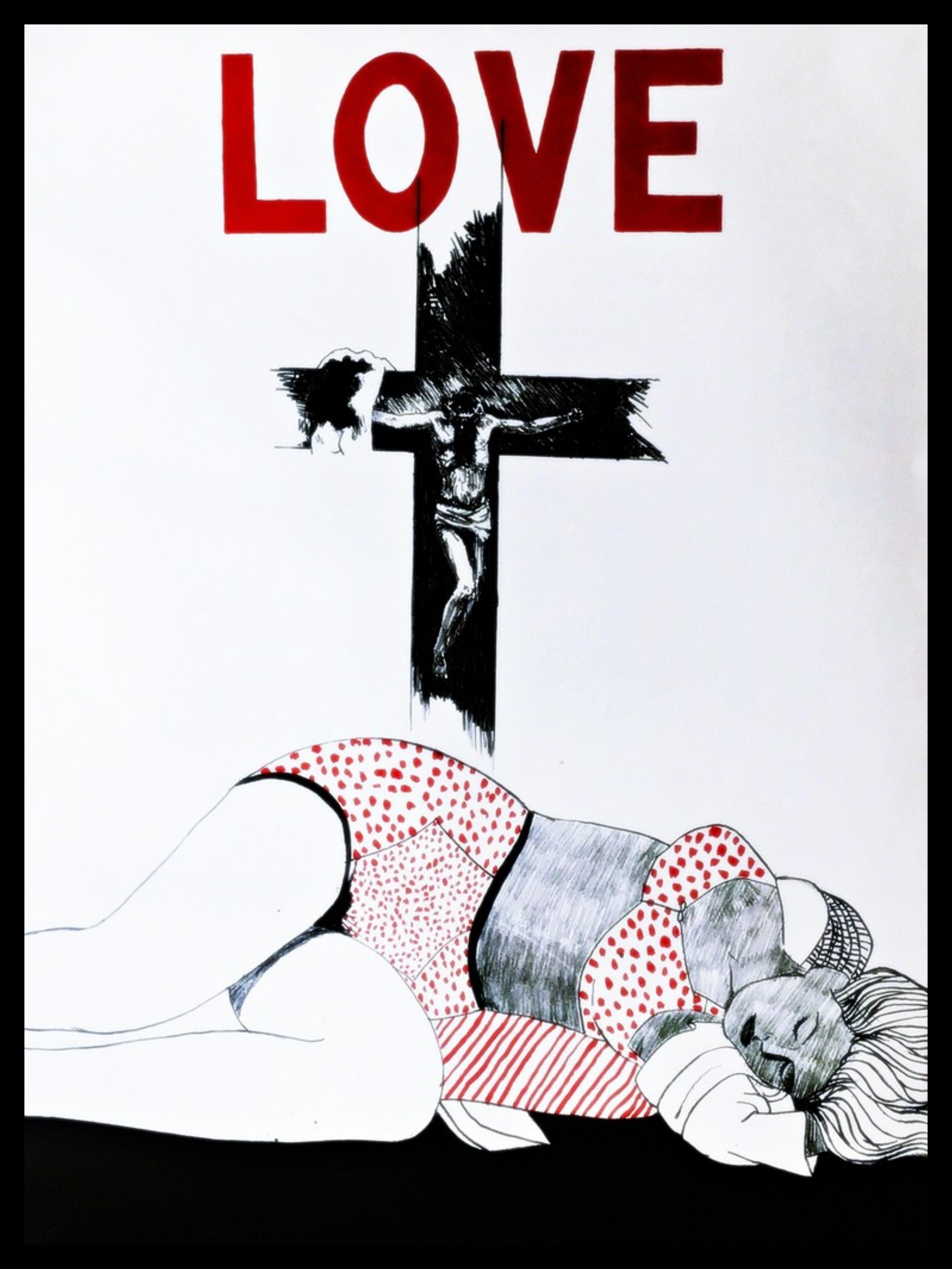 James Strombotne Abstract Print - Love