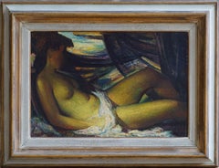 Reclining Nude, 20th Century Oil
