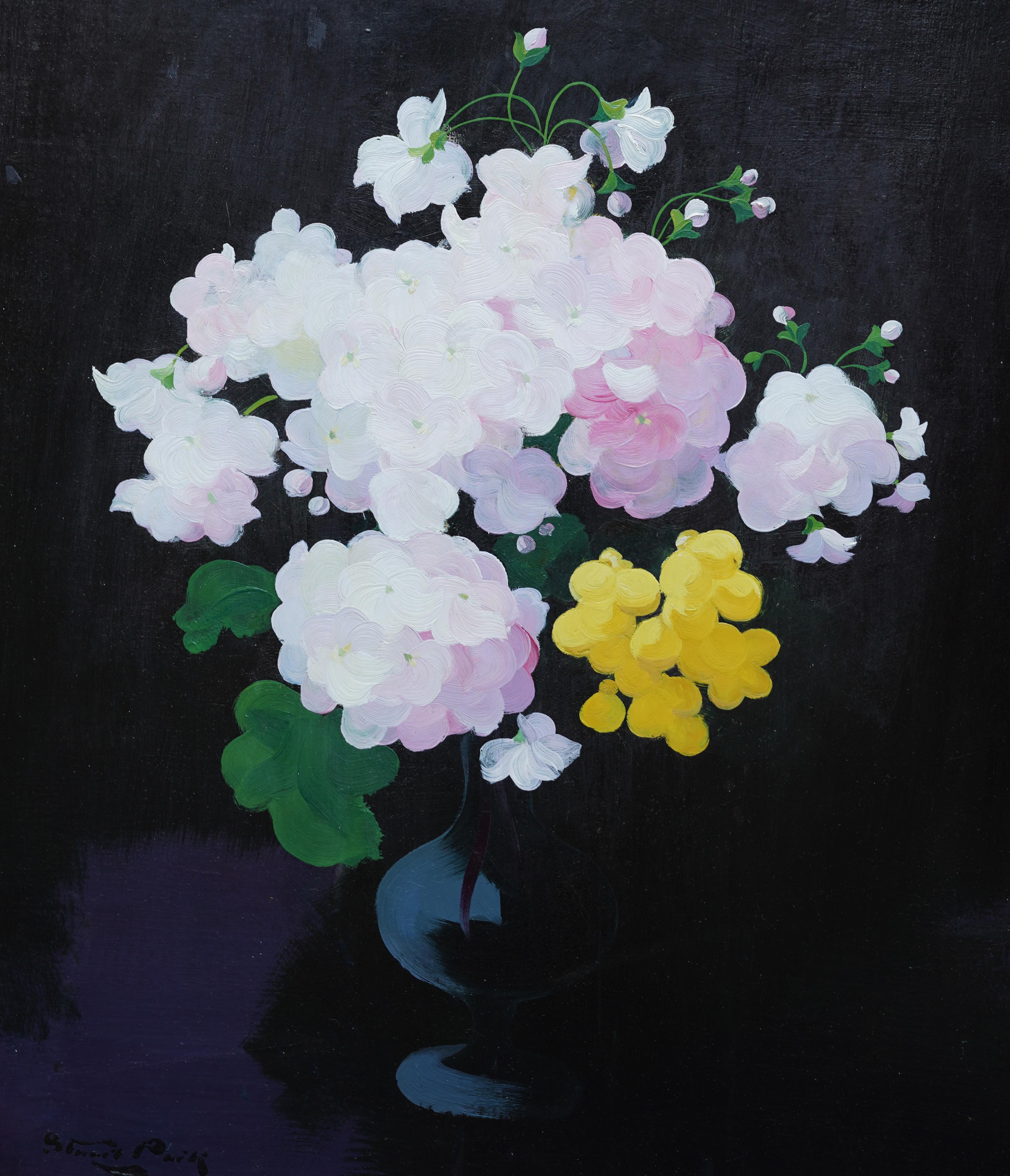 James Stuart Park Still Life of Flowers Scottish Glasgow Boy art