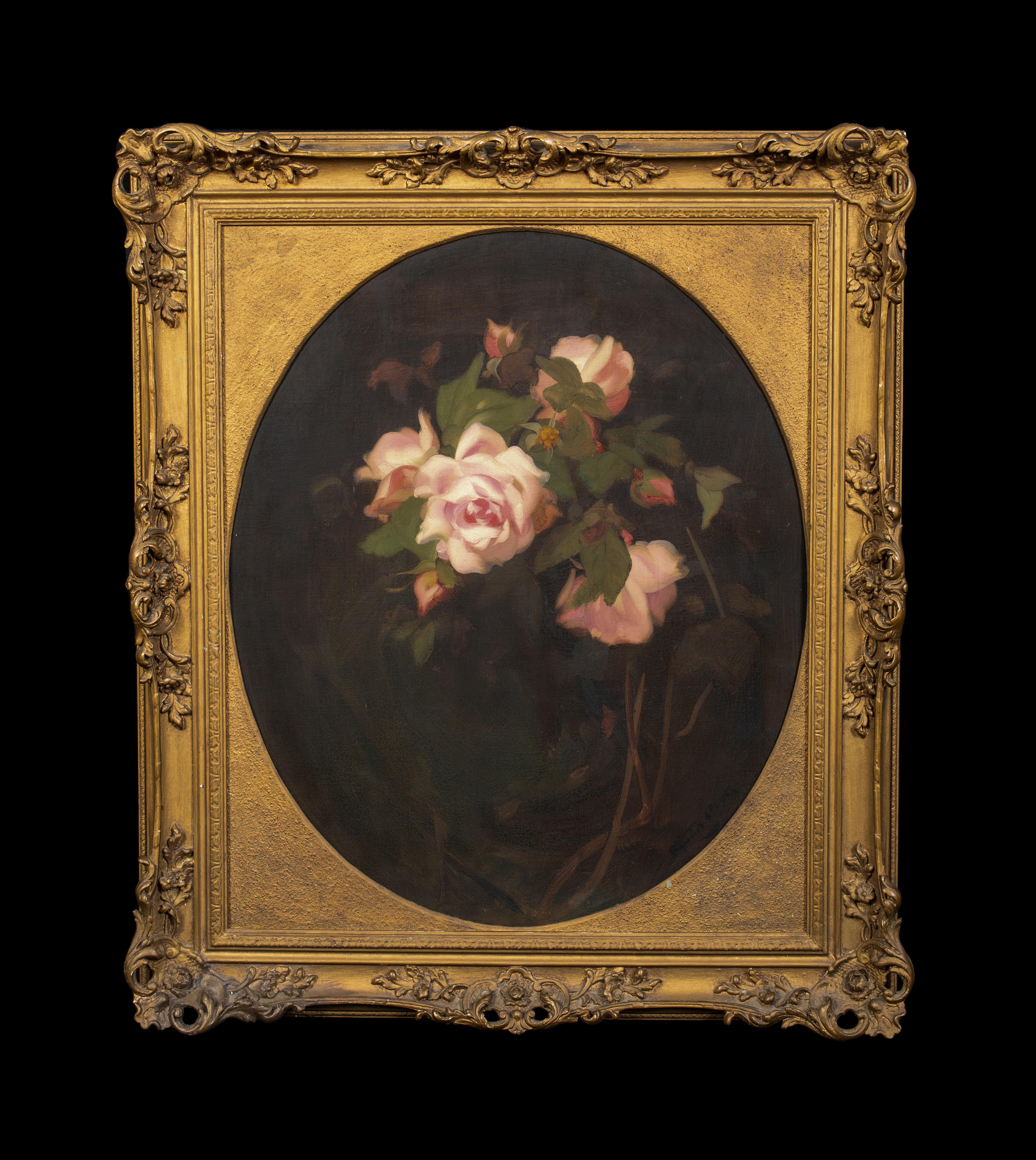Bodegón de rosas, siglo XIX  de James Stuart Park, escocés (1862-1933) 1
