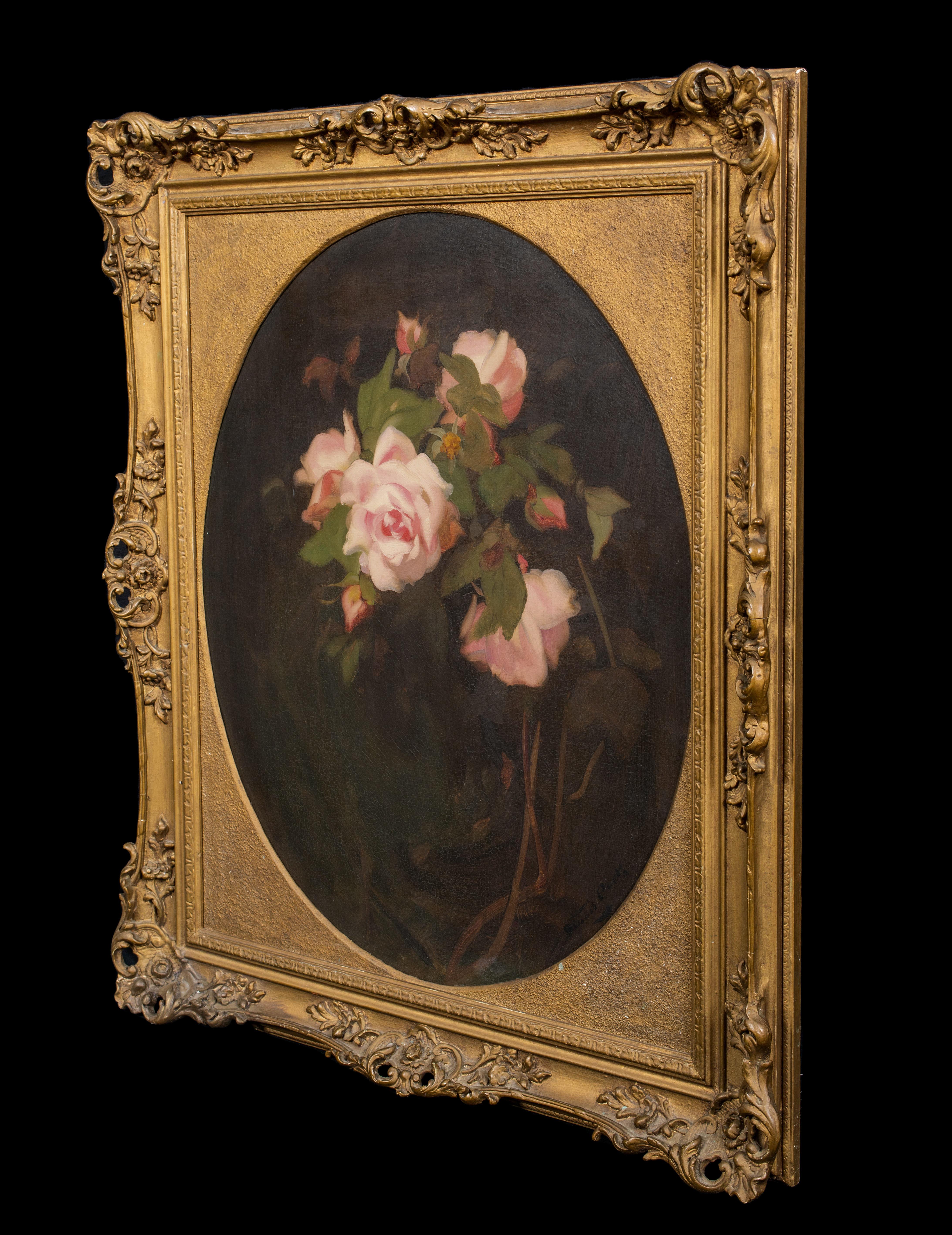 Bodegón de rosas, siglo XIX  de James Stuart Park, escocés (1862-1933) 8