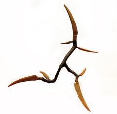 Ohne Titel James Surls Moderne abstrakte Holzskulptur