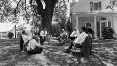 "Whistling Man" Made from the Cabinet Oak Tree. The Texas White House. LBJ Ranch