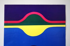 James Suzuki, 1968, Ausstellungsplakat der University of Kentucky, Op-Art-Lithografie