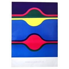 James Suzuki, 1968, Ausstellungsplakat der University of Kentucky, Op-Art-Lithografie