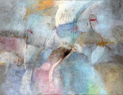 Vintage Instability, Large Abstract Painting by James Suzuki