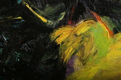 Luminary Nights, Abstract Expressionist Oil Painting by James Hiroshi Suzuki