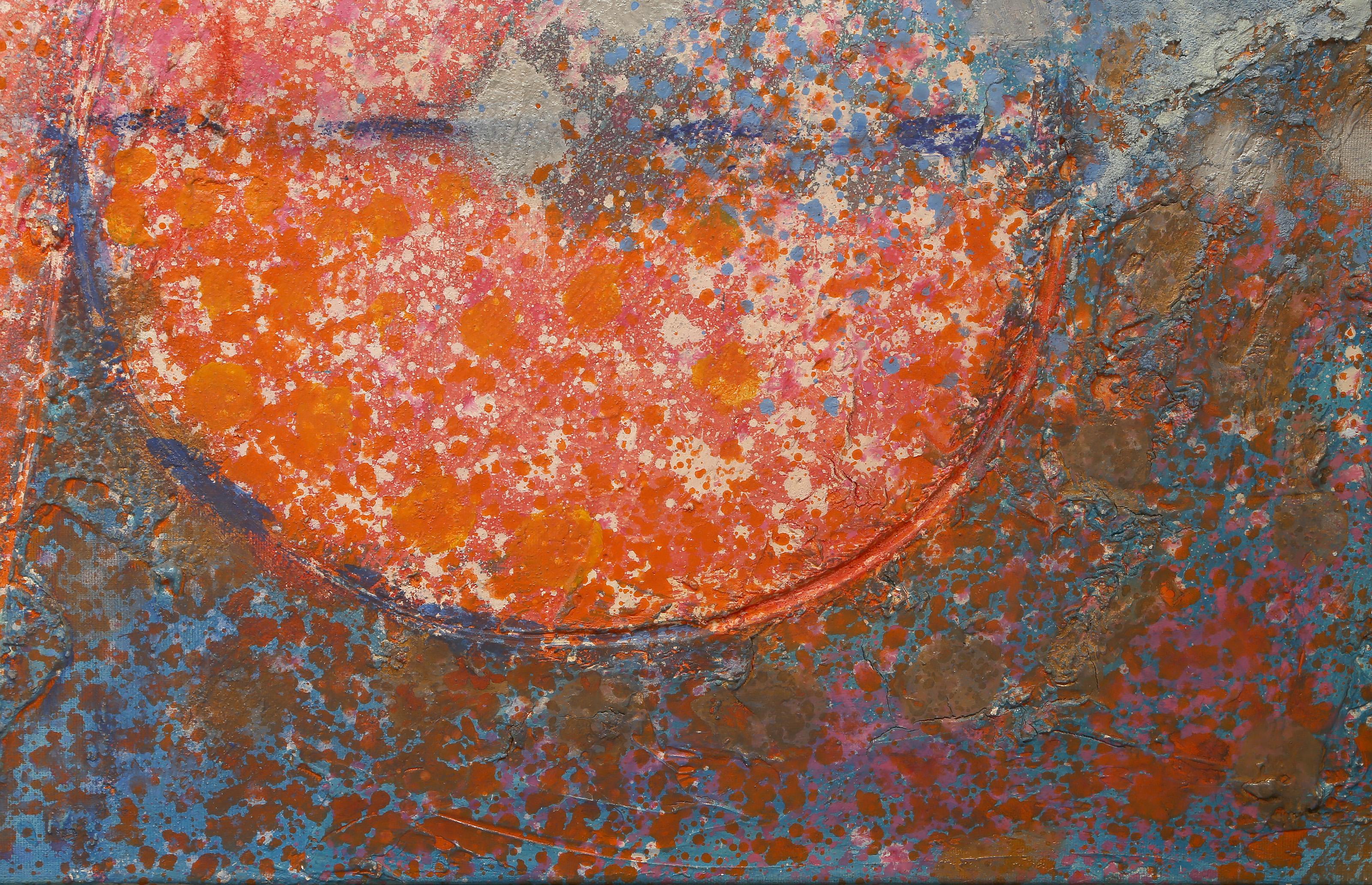 James Hiroshi Suzuki, Japanese/American (1932 - ) - The Old Ones, Year:  circa 1980, Medium:  Acrylic on Canvas, Size:  46 x 60 in. (116.84 x 152.4 cm)