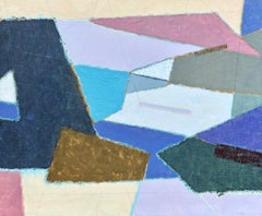 Untitled James Suzuki, composition de champs de couleurs abstraites, milieu du siècle dernier