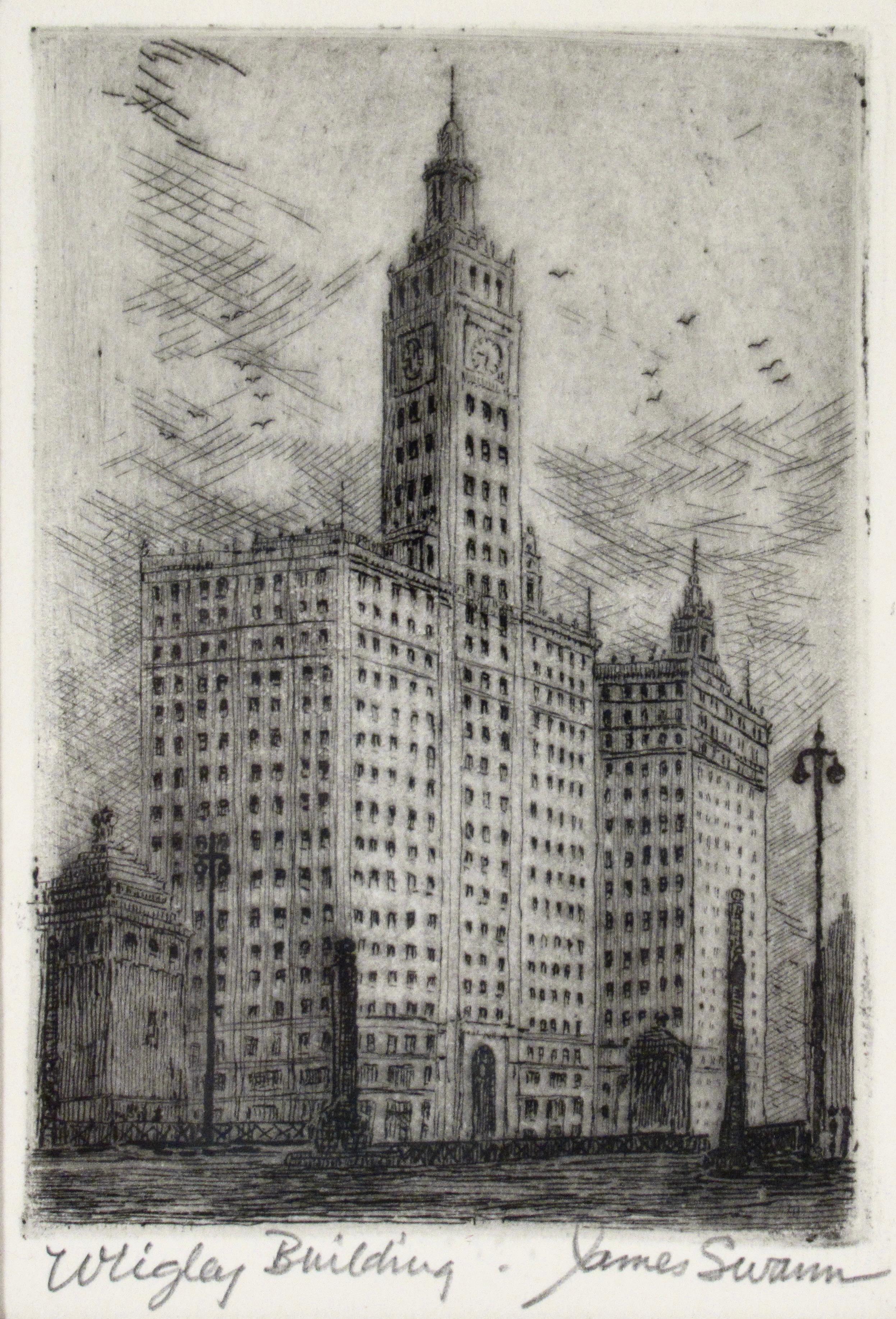 Wrigley Building (Chicago) - Print by James Swann