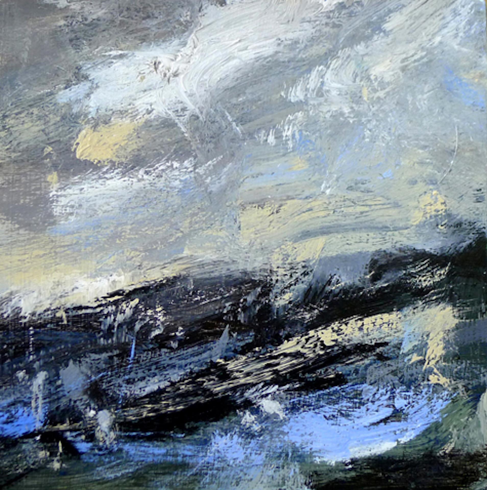 Heavy Sea (Cornwall), Landscape Painting, Seascape Art, Expressionist Painting