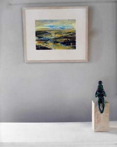 Estuario del río Exe, James Tatum, Pintura original abstracta, Arte de Devonshire