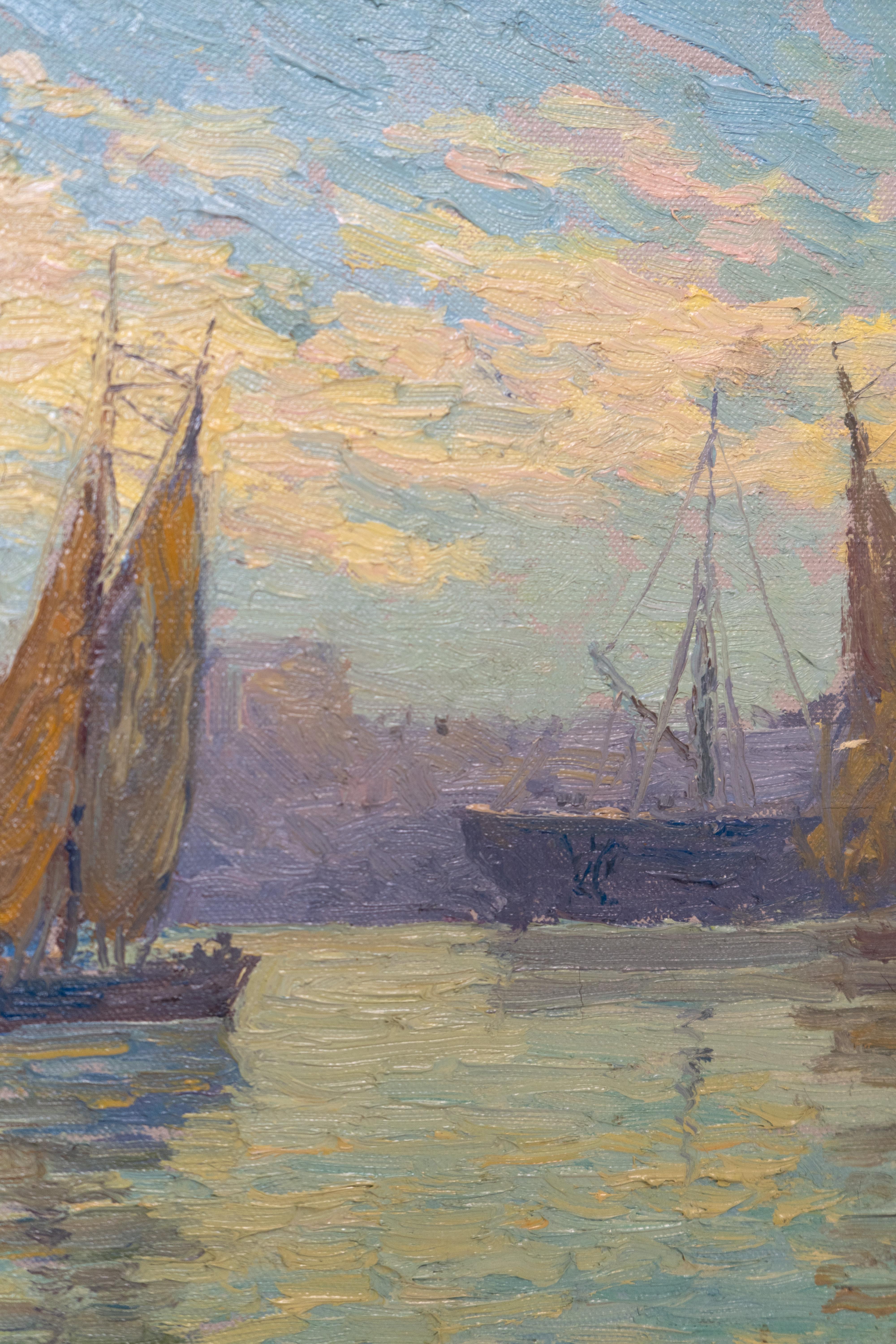 Harbor of Dreams - Painting by James Taylor Harwood
