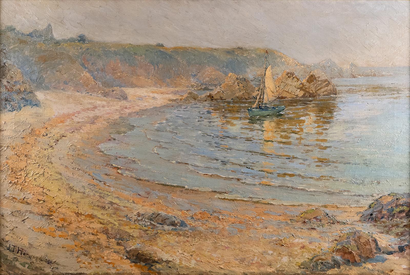 La Jolla, California by J. T. Harwood - Painting by James Taylor Harwood