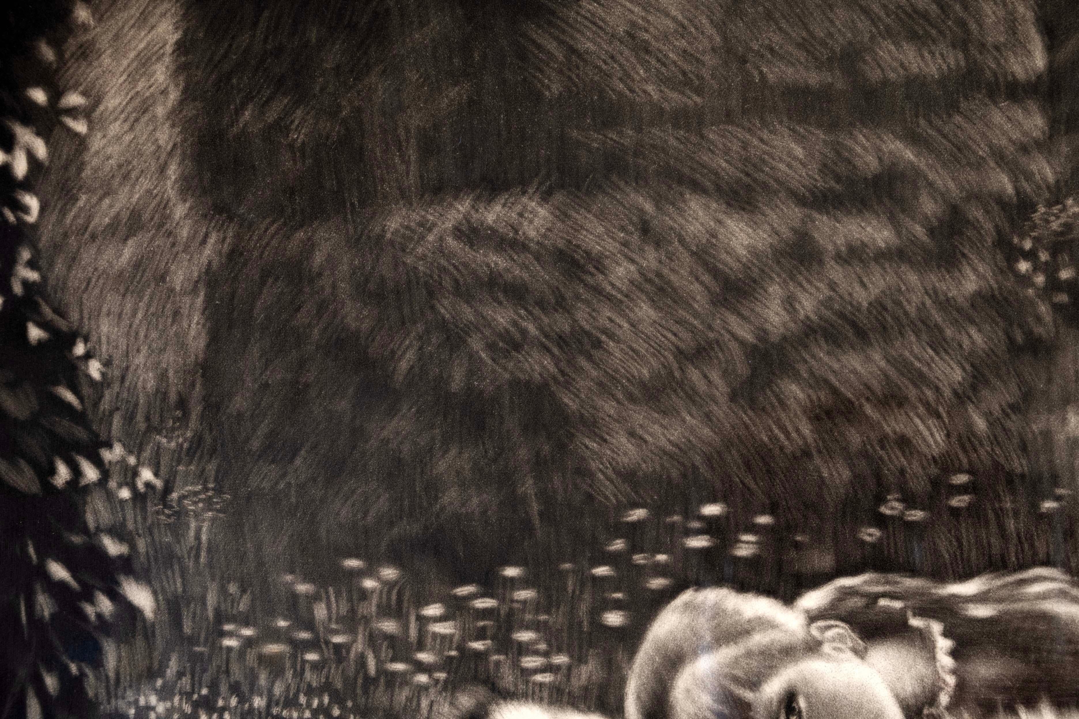 James Tissot Le Banc de Jardin Acquaforte mezzatinta su carta Beraldi 66 Edizione in vendita 1