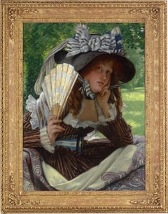 Jeune femme à l'éventail (Junges Mädchen mit Fächer)