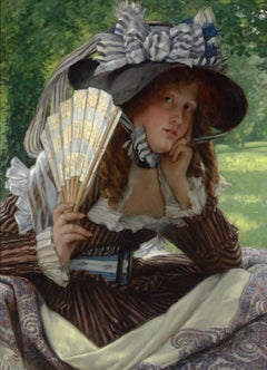 Antique Jeune femme à l’éventail (Young Girl with a Fan)
