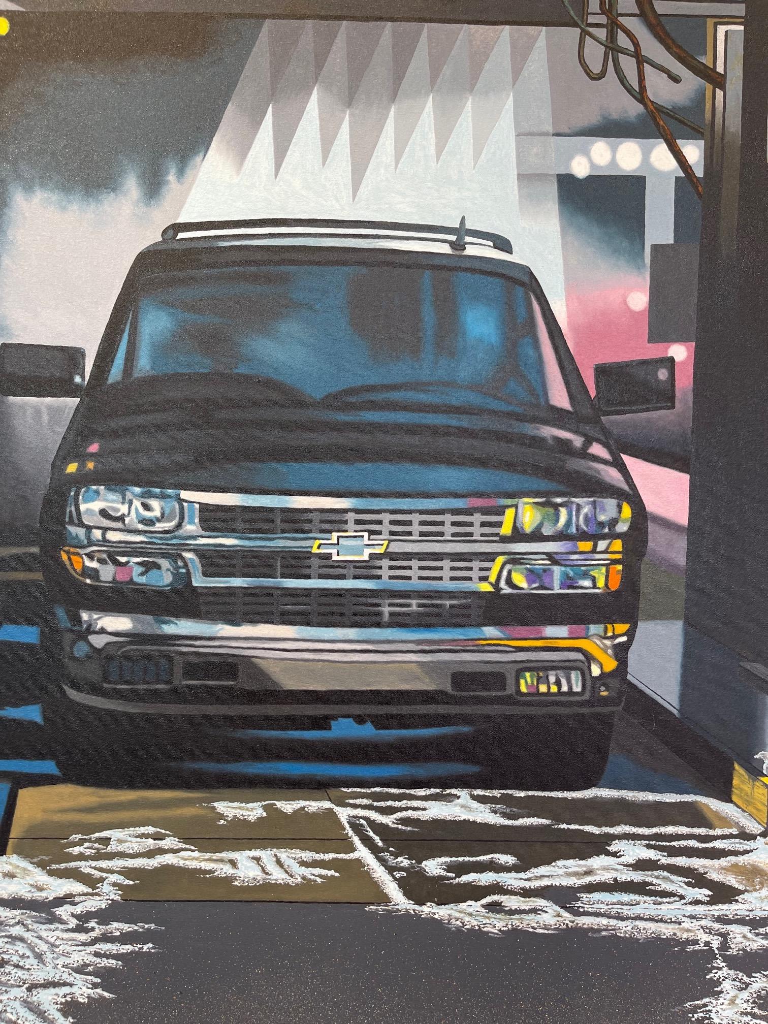 Car Wash - Painting by James Torlakson