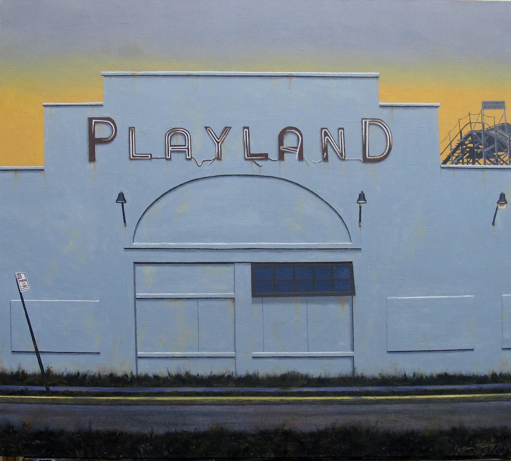 James Torlakson Landscape Painting - Rockaway's Playland