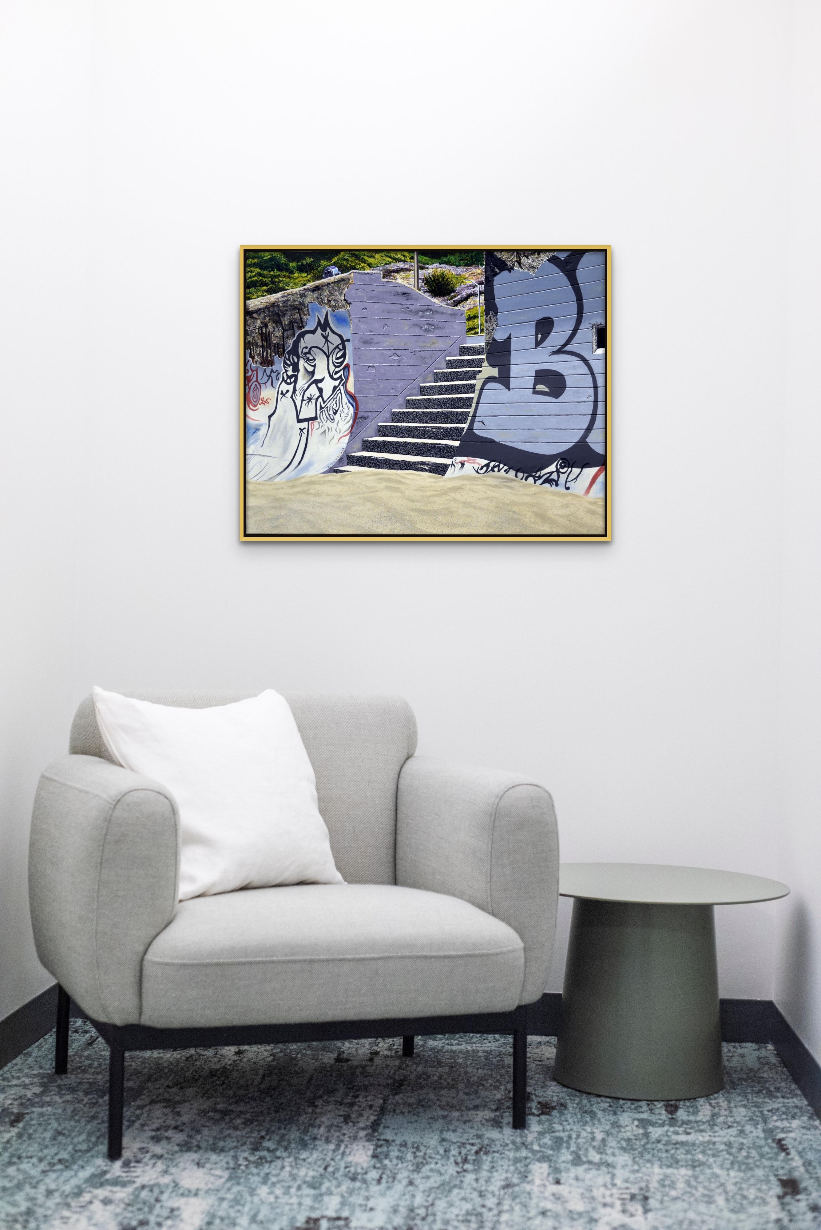 Sea Wall - Painting by James Torlakson