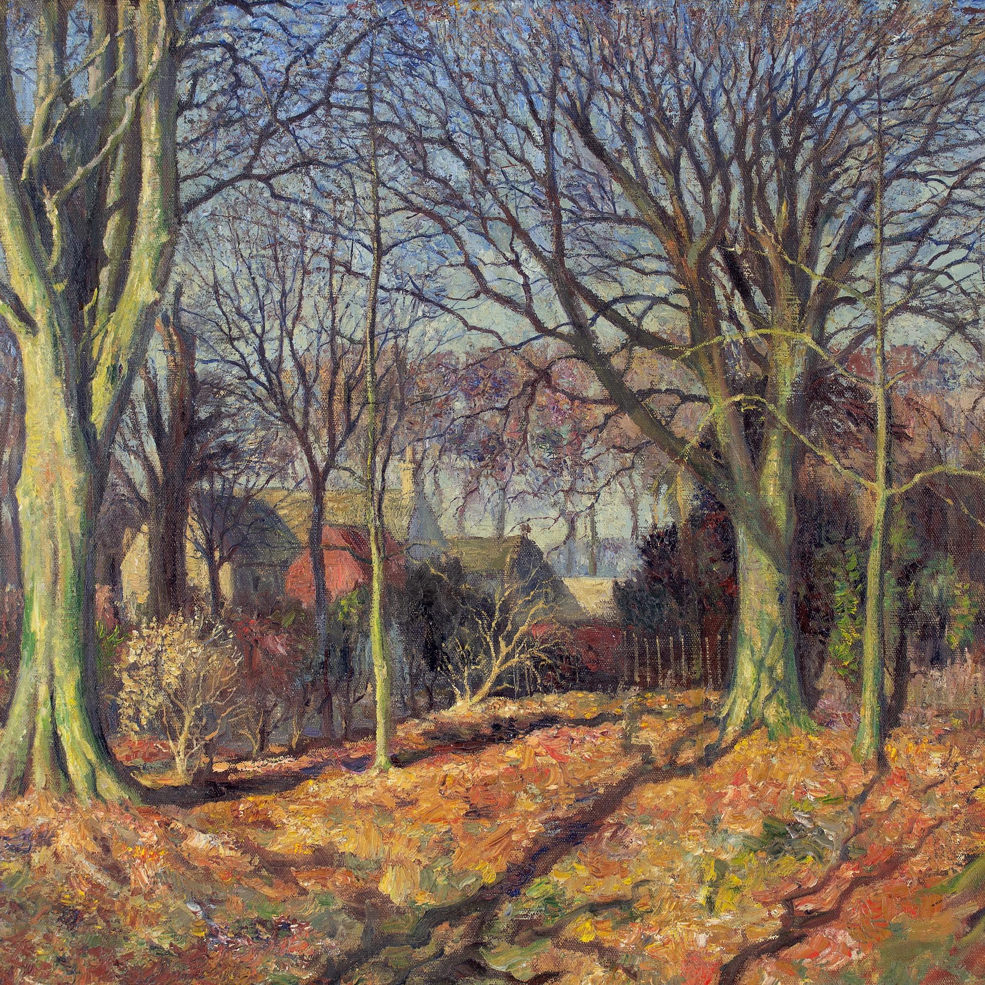 James Torrington Bell, Autumnal Landscape With Dwellings 4