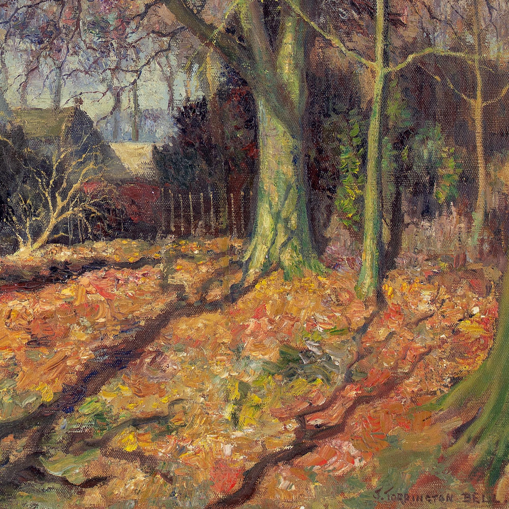 James Torrington Bell, Autumnal Landscape With Dwellings 7