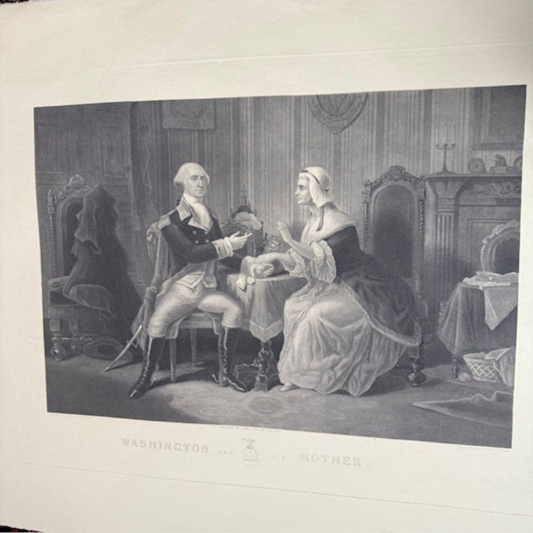 Gravur des 19. Jahrhunderts. Washington and His Mother, veröffentlicht von James Tregaskis im Angebot 11