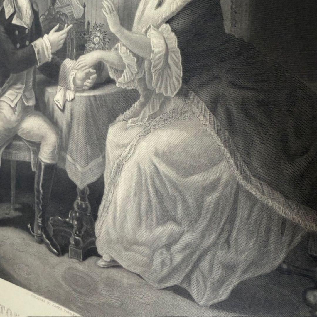 Gravur des 19. Jahrhunderts. Washington and His Mother, veröffentlicht von James Tregaskis im Angebot 3